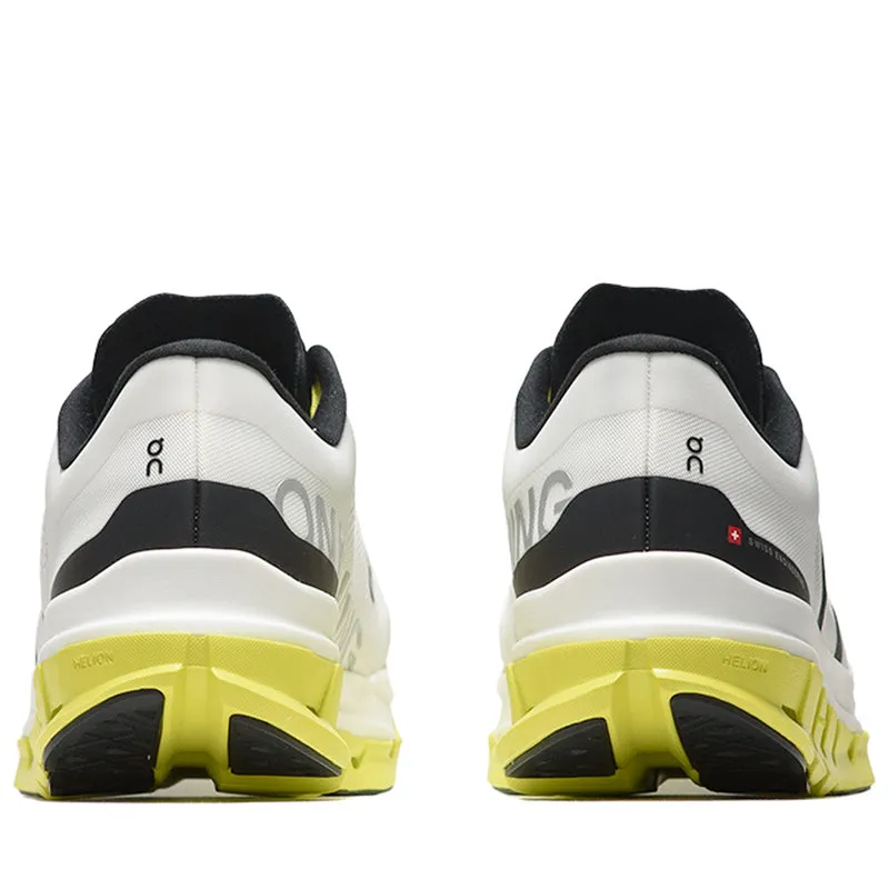 On Cloudflow 5 - White/Lime half - marathoning shoes brand - name shoes