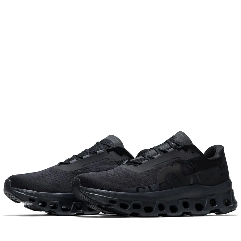 On Cloudmonster - All Black synthetic materials