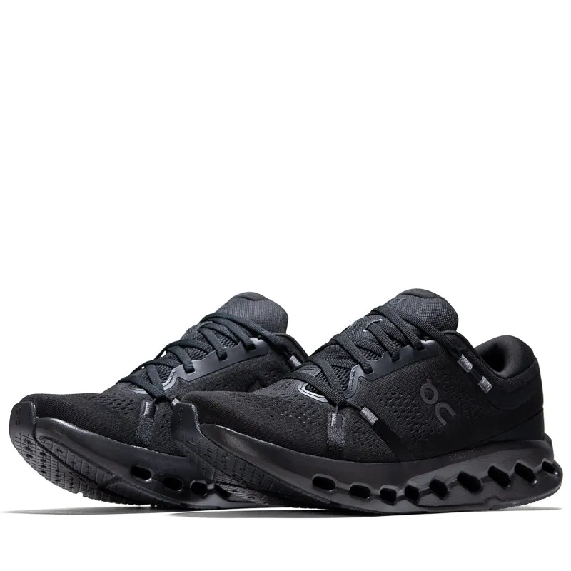 On Cloudsurfer 2 - Black/Black aerodynamic shoes Supportive Footbed