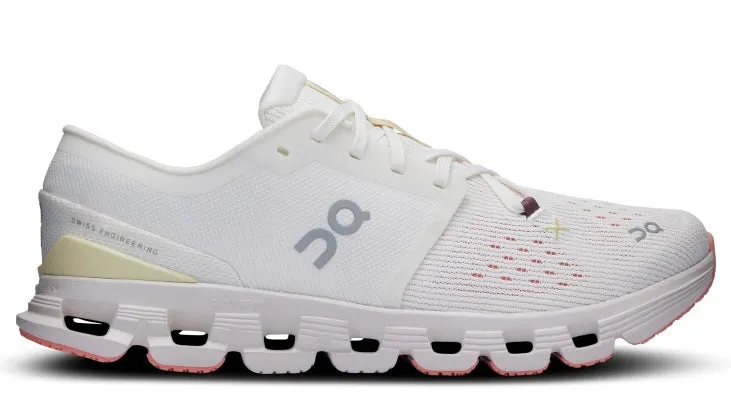 Stretch Fabric Travel Light On Running Cloud X 4 Ivory Sand (Women's)