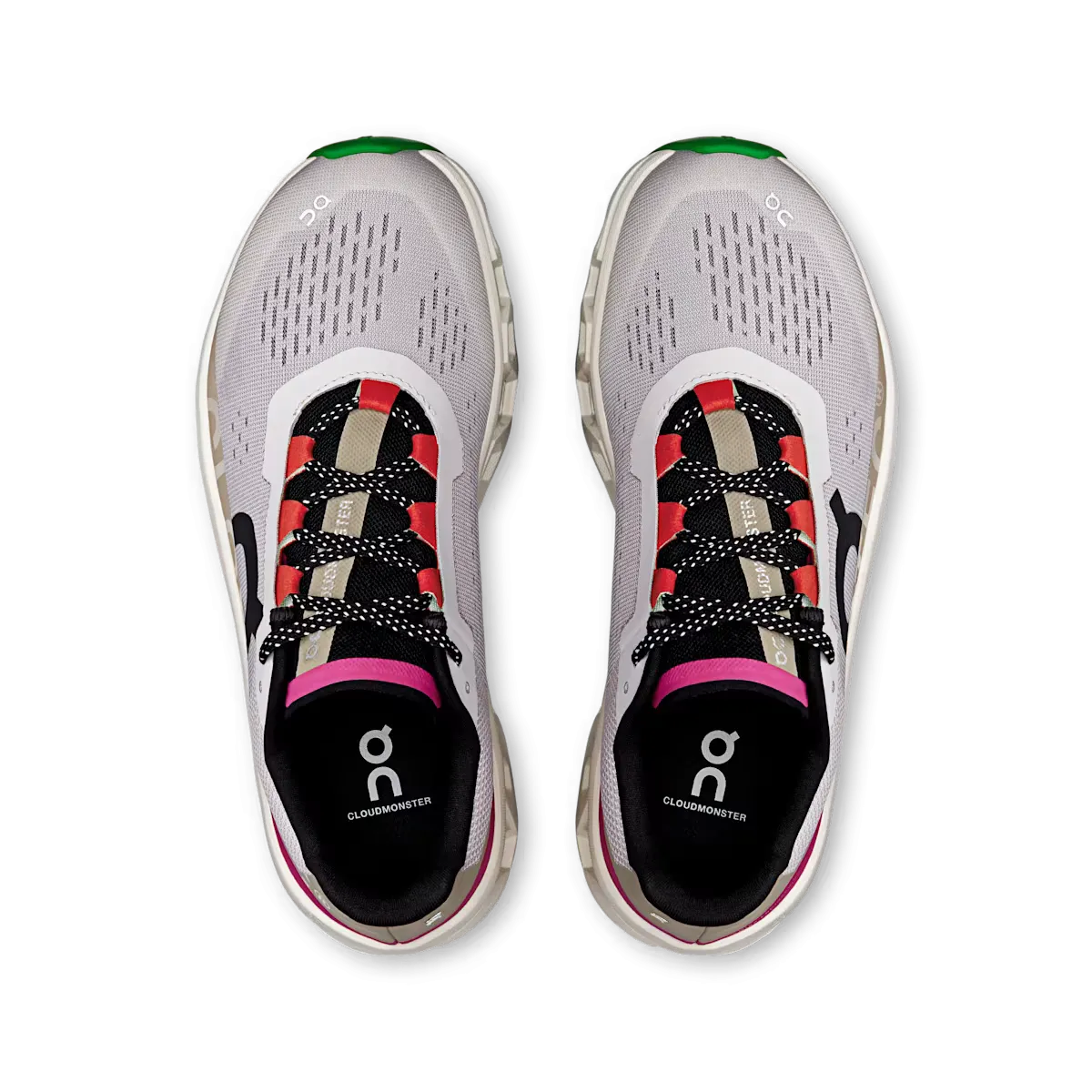 Show Stage On Running Cloudmonster Silver Ivory (Women's)