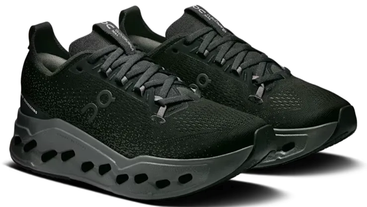 Sweat Resistant Comfort Seekers On Running Cloudsurfer Max Black Eclipse (Women's)