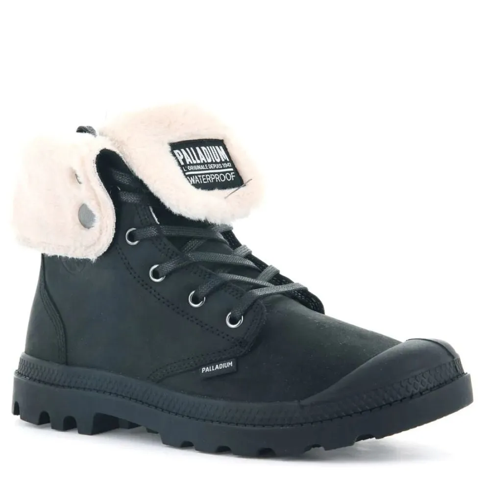 Comfort Platform Palladium Baggy Leather ESS WPS in Black gradient