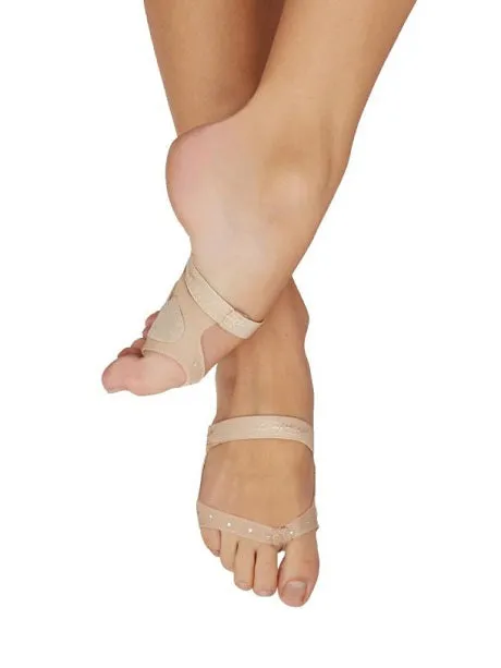 Patrice III -- Rhinestone Thong Foot Undeez -- Nude Active Day