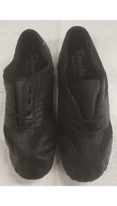 Urban Walk Casual Move San Juan -- Leather Split Sole Jazz Oxford with Suede Sole -- Black