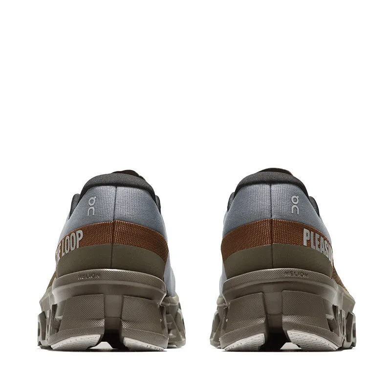 TpuMidsole Pleasures x The Loop x On Cloudmonster 2 - Mist/Olive