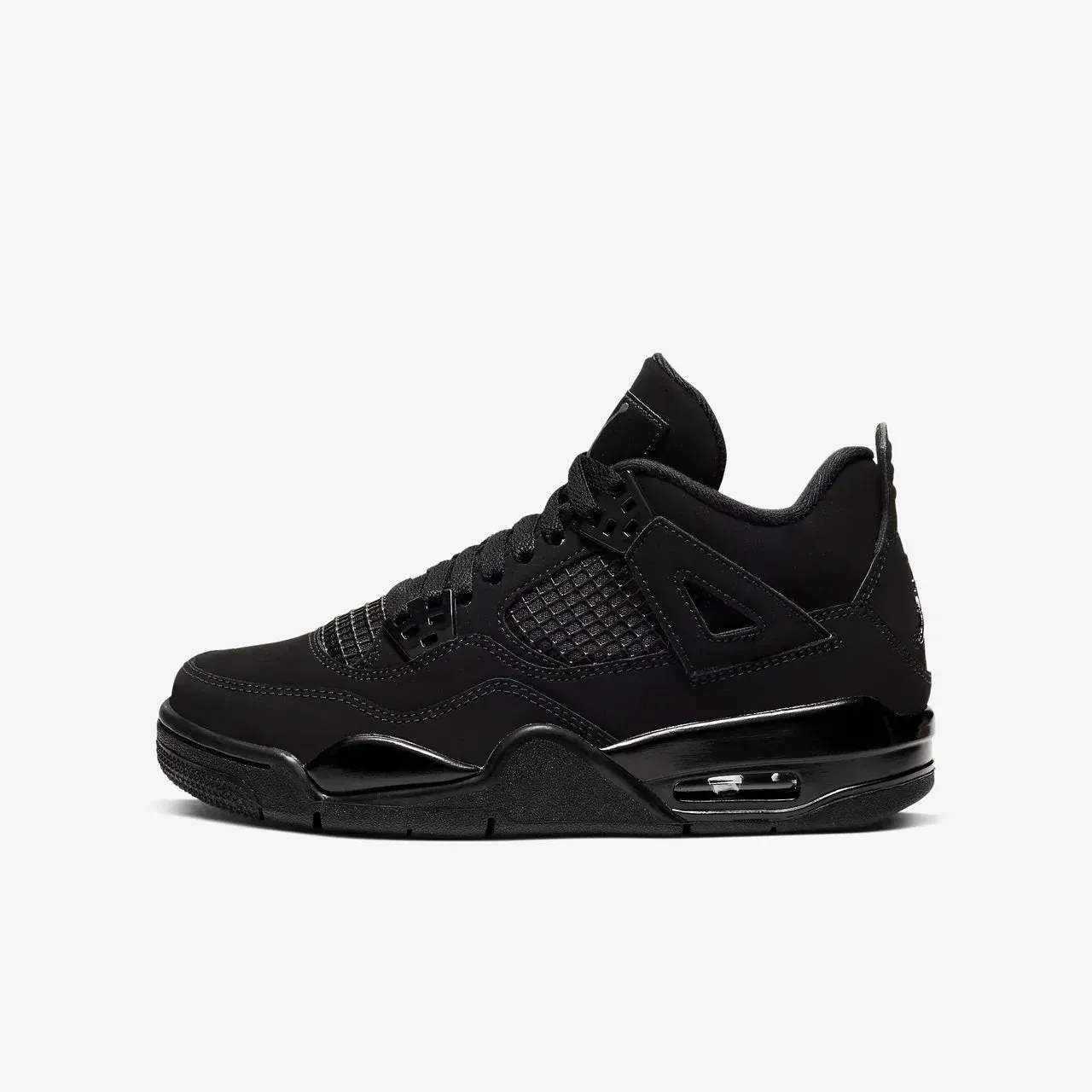 Balanced Frame Smooth interior *PRE-ORDER* (GS) Air Jordan 4 Retro 'Black Cat (2025) Lift Support