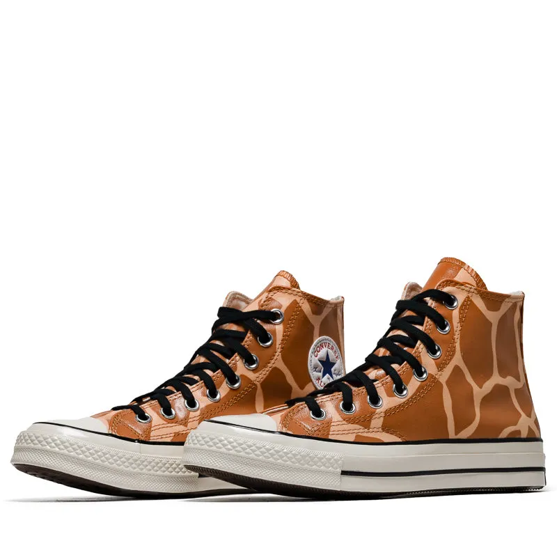 Comfort Cushion Converse Chuck 70 Glow-In-The-Dark Giraffe Print - Ginger Snap/Egret