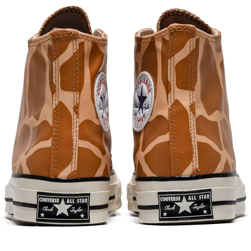 Converse Chuck 70 Glow-In-The-Dark Giraffe Print - Ginger Snap/Egret Memory Foam Wellness Seekers