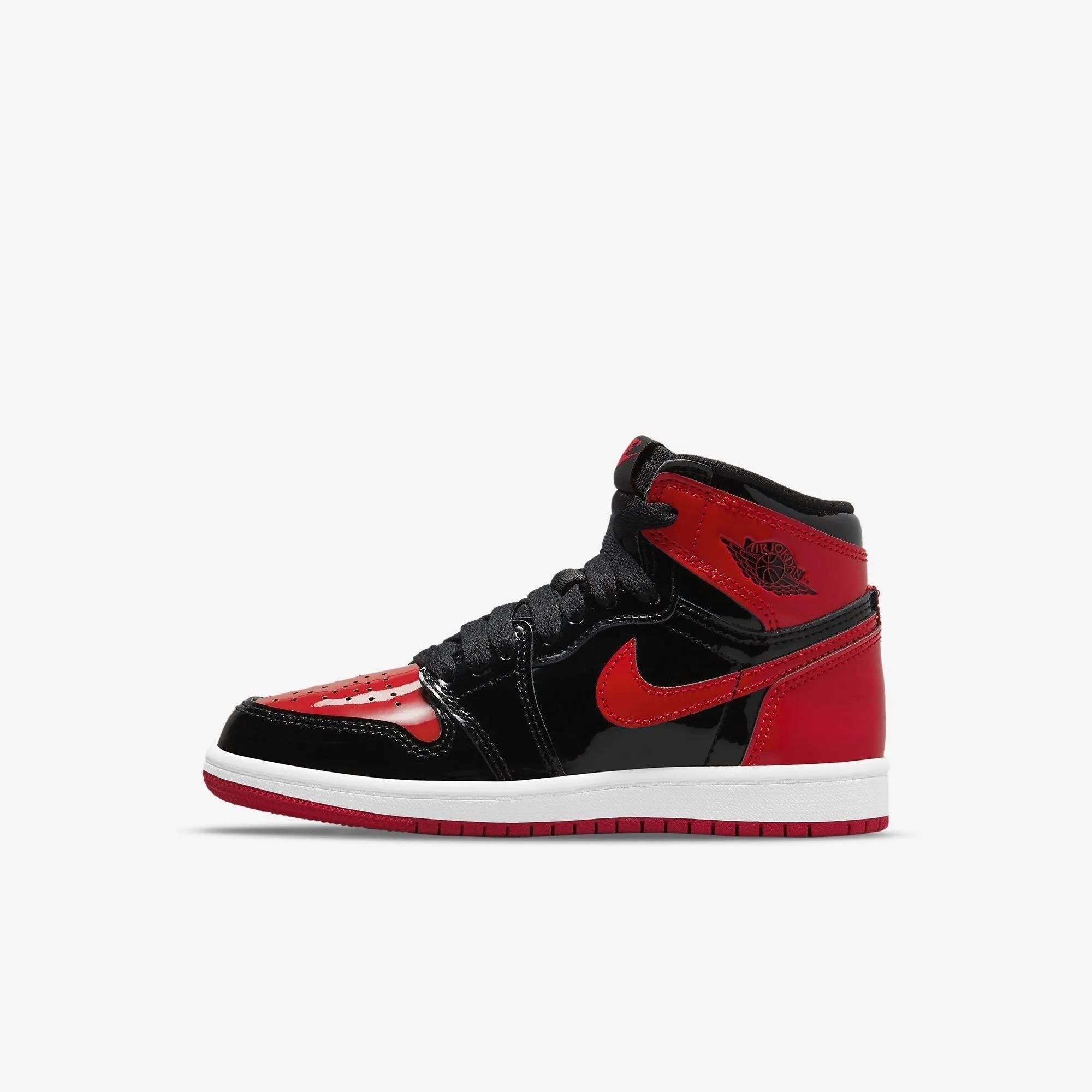 (PS) Air Jordan 1 Retro High OG 'Reimagined Patent Bred / Banned' (2021) AQ2664-063 Anti Slip Traction Soft Glide
