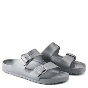 Sandal Insole walking shoes Quick Comfort Birkenstock Women's Arizona EVA in Metallic Silver