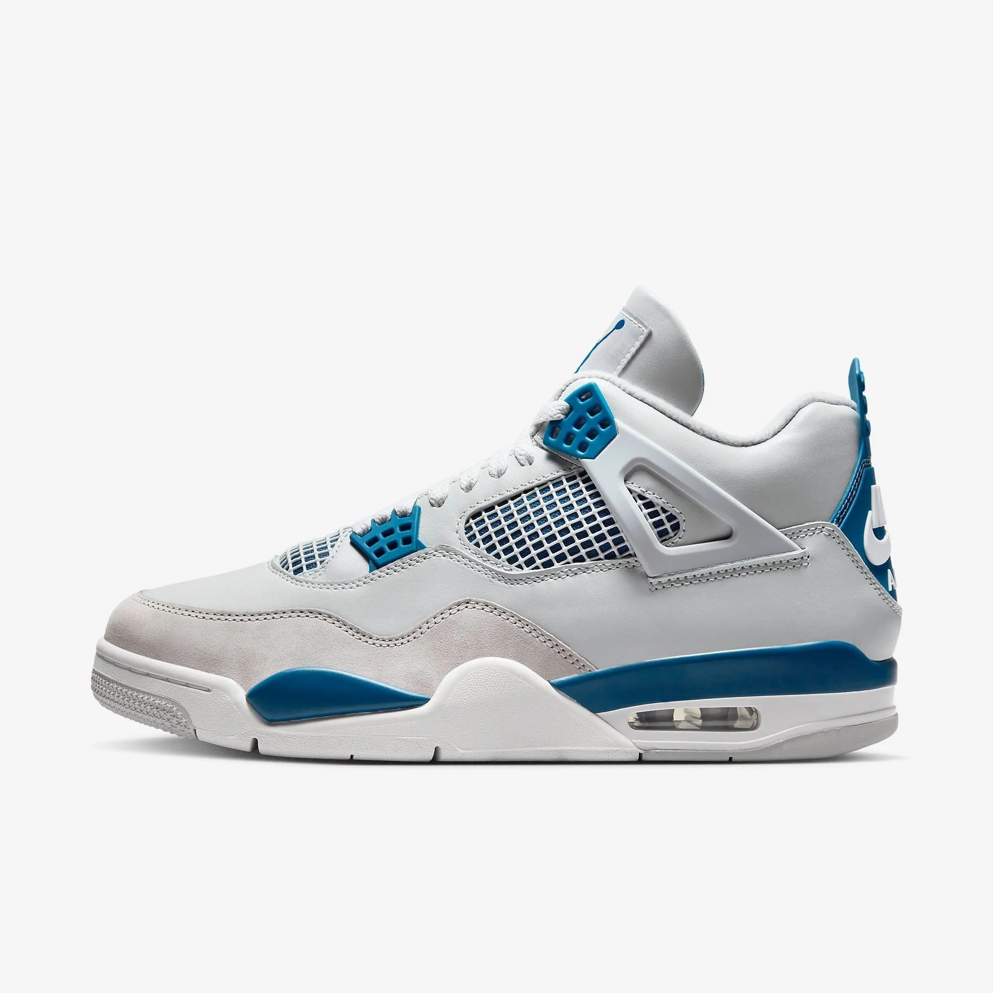 Neutral Tone Quick Slip (Men's) Air Jordan 4 Retro 'Military Blue / Industrial Blue' (2024) FV5029-141