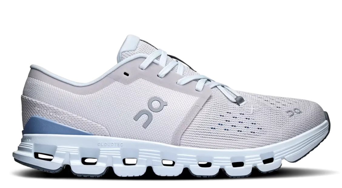 On Running Cloud X 4 Silver Chambray (Women) City Pace