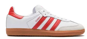 Gloss Mood adidas Samba OG White Solar Red Gum (Women's)