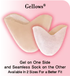 Gym Quick " Gellows " Gel Toe Pads -- White