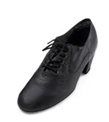 Raymond -- Men's 1.5" Latin Ballroom Oxford -- Black Grip Strong Wind Chill