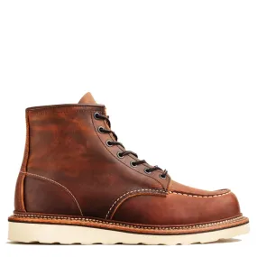 Red Wing Men's Classic 6 Inch Moc 1907 in Copper Rough Support Zone Neutral Colors