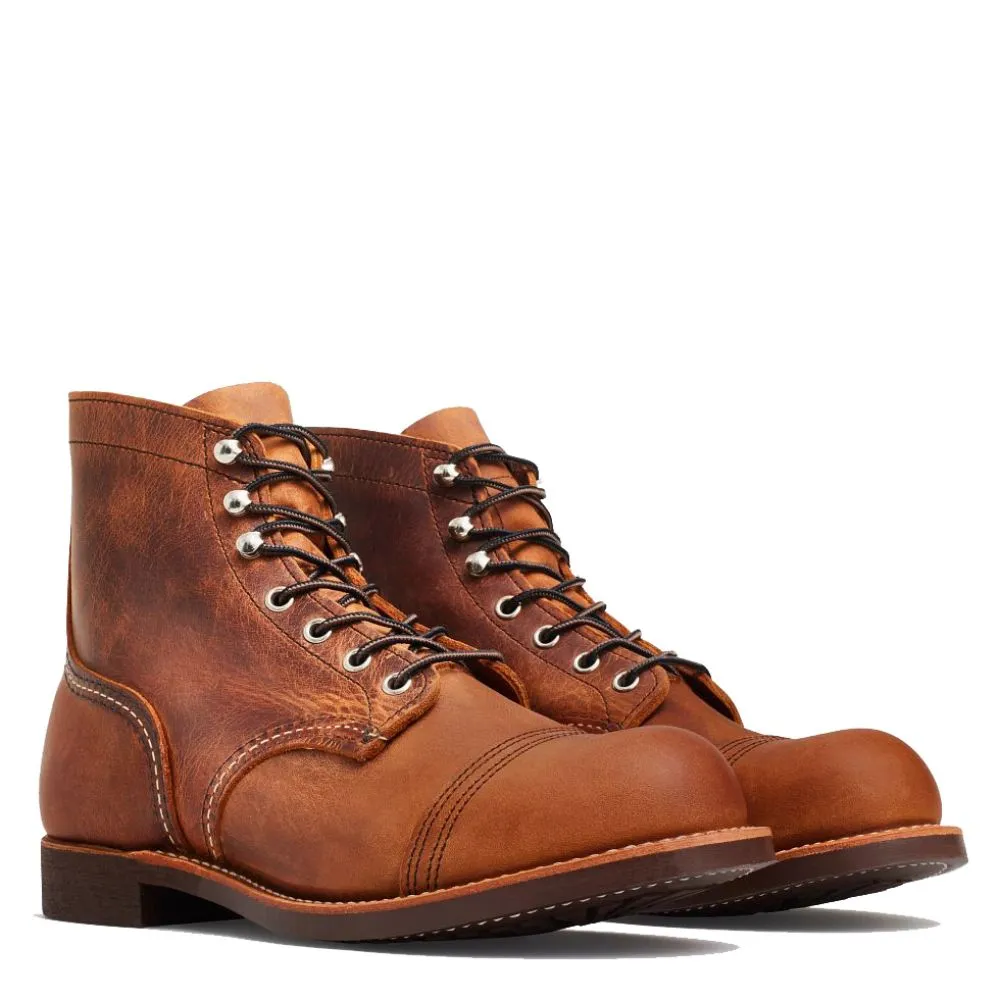 Red Wing Men's Iron Ranger 8085 in Copper Outdoor Ready Chic Style Outdoor Explore