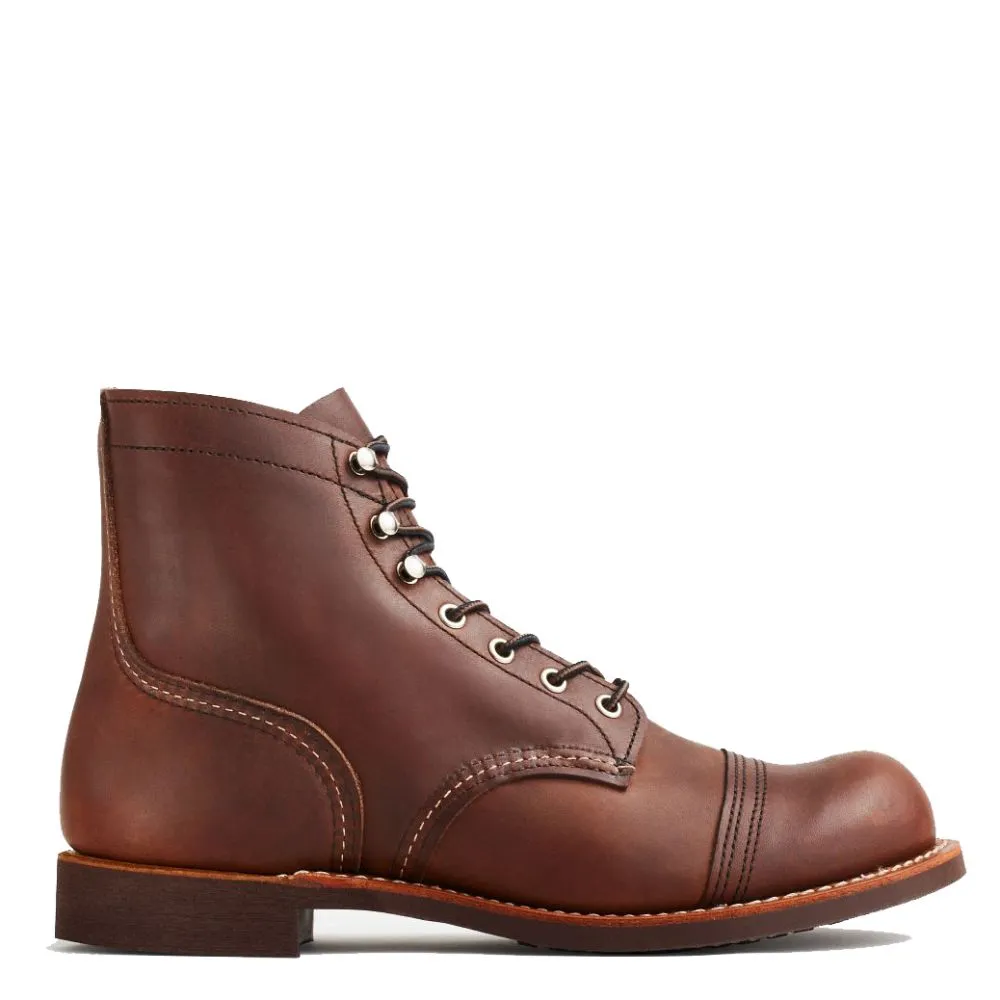 Minimalist Red Wing Men's Iron Ranger 8111 in Amber pack light Silent Glam