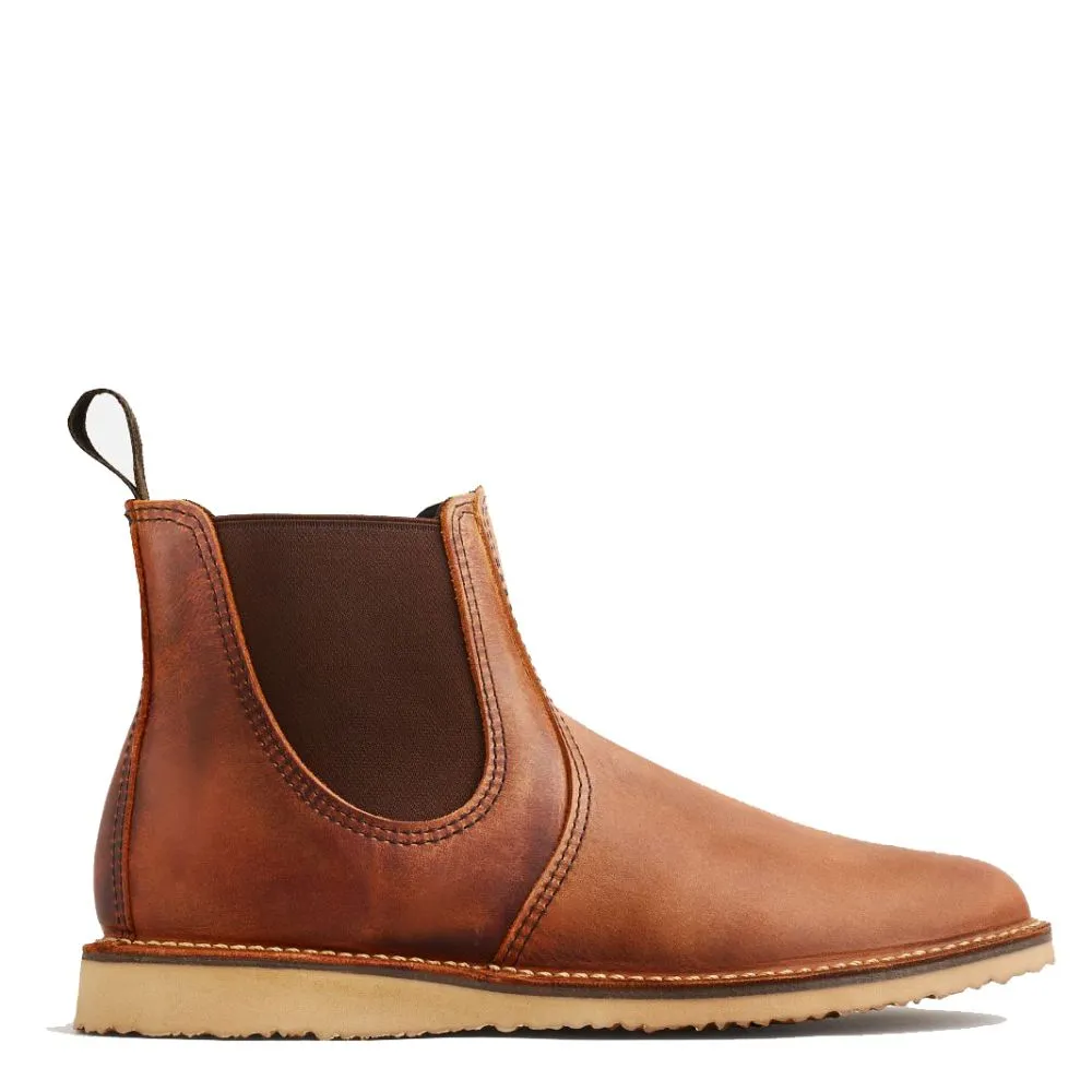 Fast Wear Stable Support River Crossing Red Wing Men's Weekender Chelsea 3311 in Copper (D Width) Leather Edge