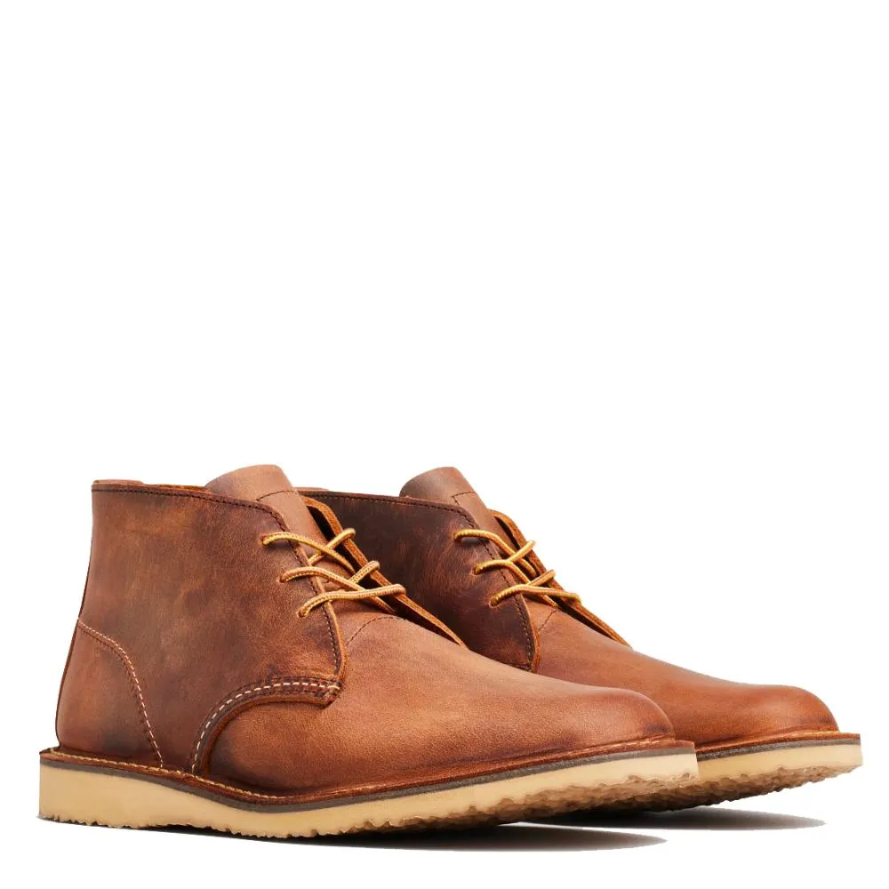 Soft Power Red Wing Men's Weekender Chukka 3322 in Copper (D Width) Reliable Protection