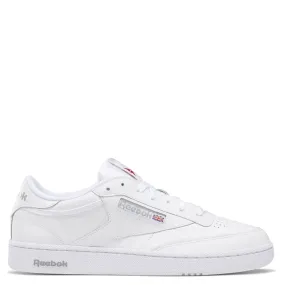 Moist Guard Reebok Women's Club C 85 in White/Sheer Grey