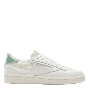 Modern Bold Reebok Women's Club C 85 Vintage - 40th Anniversary in Chalk/Hybrid Green/Breakaway Grey