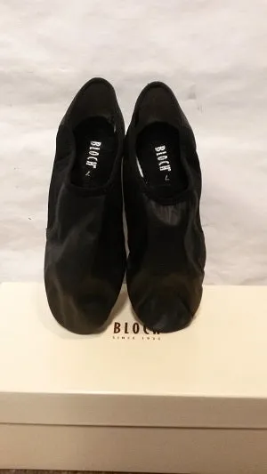 Rena -- Split Sole Jazz Slip-On -- Black Dance Fit Good Traction