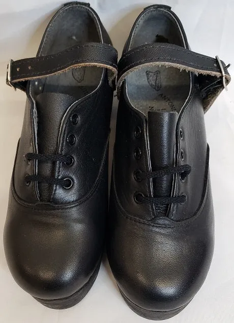 Roisin -- Super Flexi Jig Shoe -- Black Tech Knit