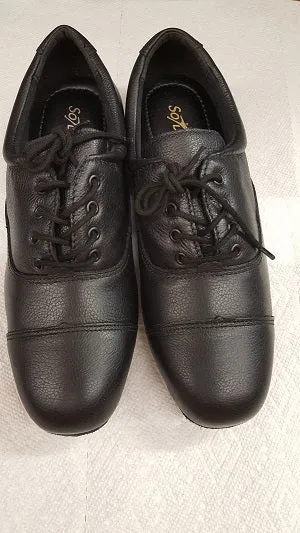Dance Fit Roy -- Men's Cap Toe Ballroom Oxford -- Black