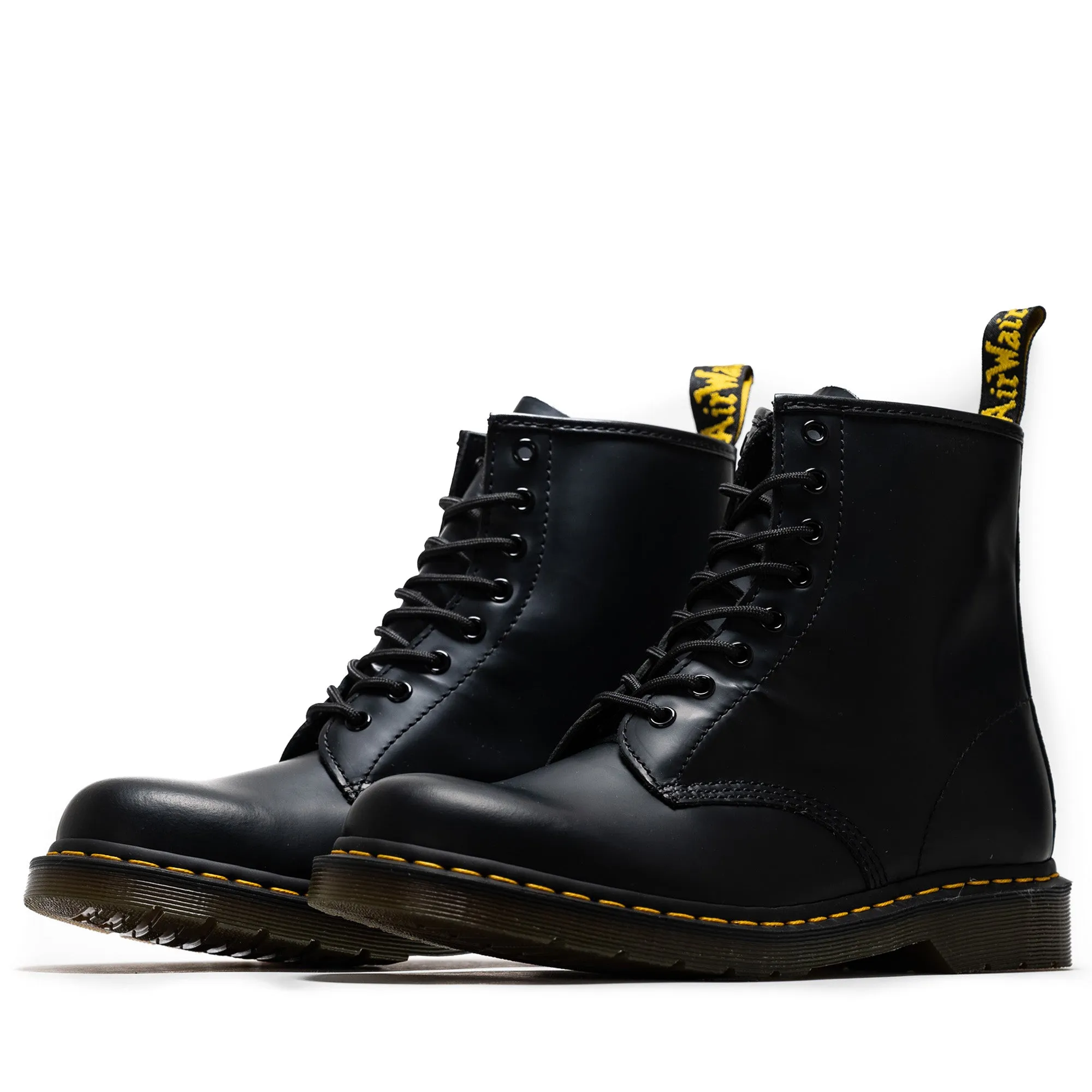 Construction Worker Dr. Martens 1460 Smooth Leather Boot - Black
