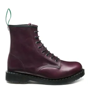 Rugged Finish Solovair 8 Eye Derby in Burgundy Gaucho Adventure Time Desert Wear