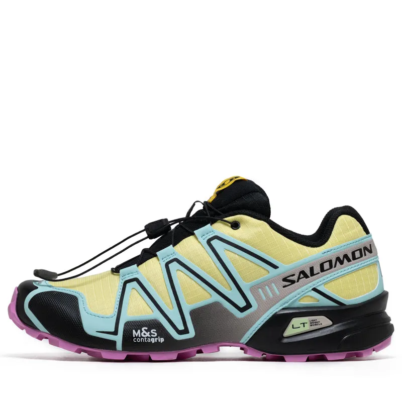 Salomon Speedcross 3 - Yellow Iris/Iced Aqua low - profile sole