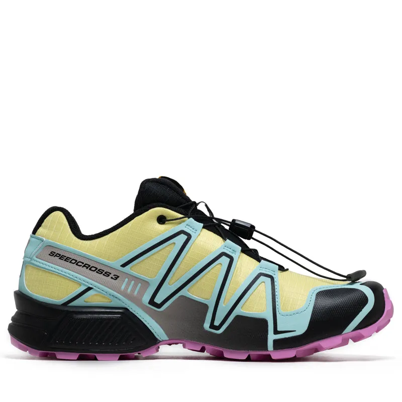 Affordable removable insole shoes Salomon Speedcross 3 - Yellow Iris/Iced Aqua