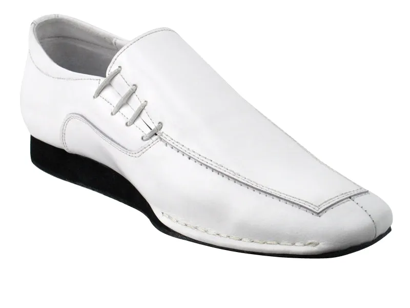 Sancho -- Unisex Side Tie Salsa Oxford -- White Foot Support Trend Hot