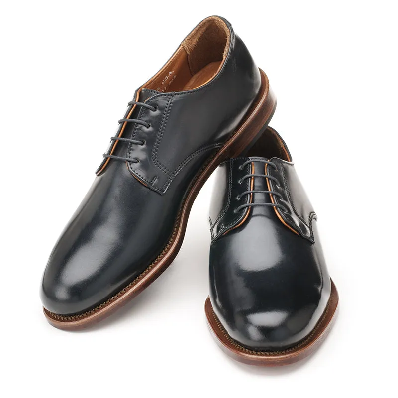 Brown Oxfords Stable Fit Business Travel Sanford Blucher - Black Shell Cordovan