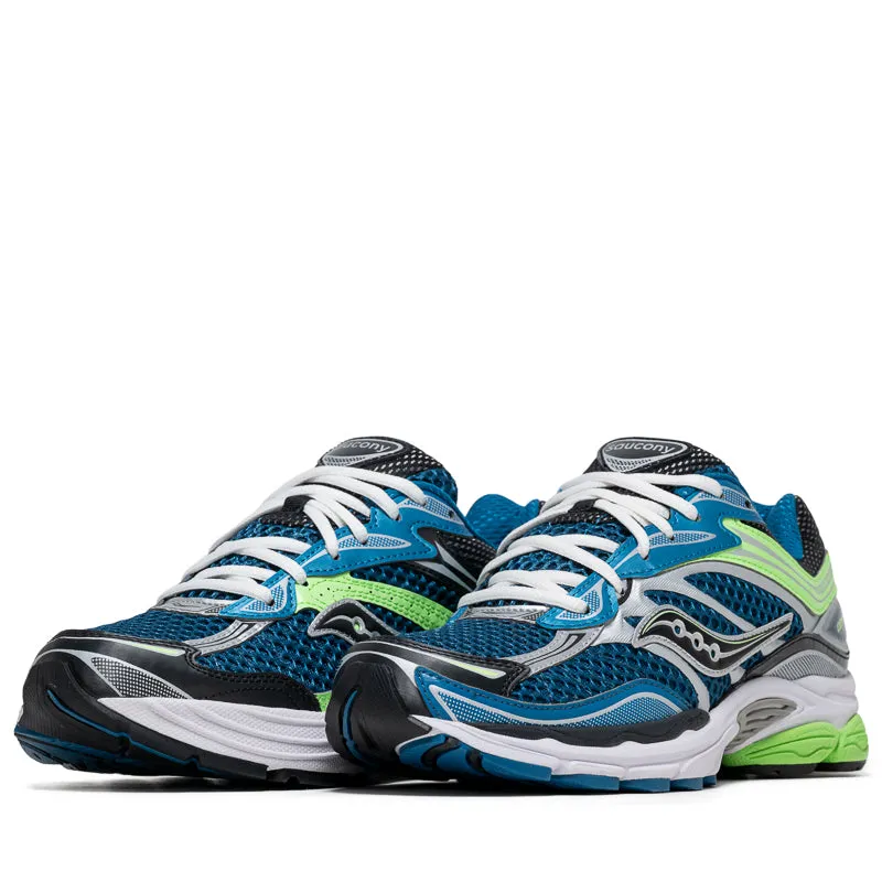 gel sole shoes Saucony Progrid Omni 9 - Blue/Lime