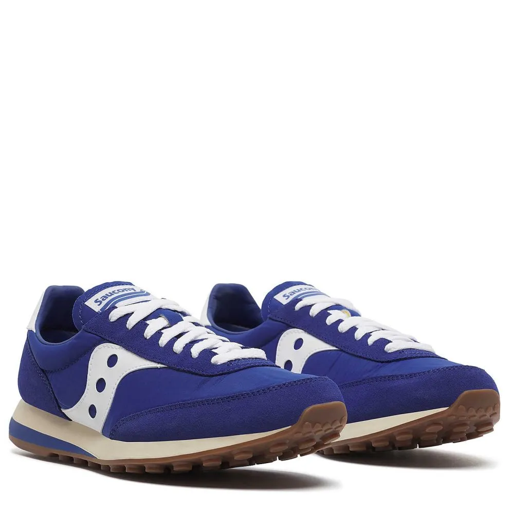 Saucony Trainer 80 in Royal/White Sweat Resistant Standing Workers