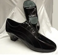 Fashionable Gym Quick Scott -- Men's 1.5" Split Sole Latin Oxford -- Black Patent