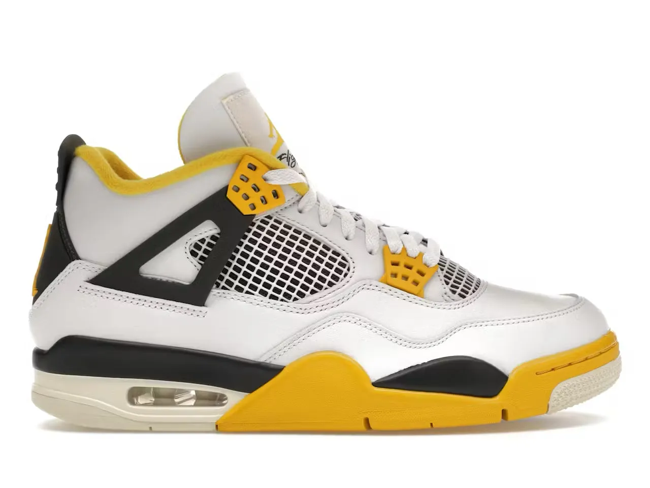 Photo Glam Indoor Jordan 4 Retro Vivid Sulfur (Women's)