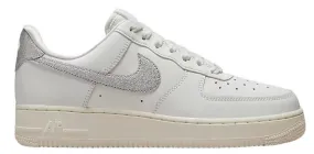 Nike Air Force 1 Low ??Silver Swoosh?? Wide fit Trend Glow