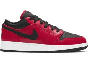 Sky Blue Corner Style Jordan 1 Low Gym Red Black Pebbled (GS)