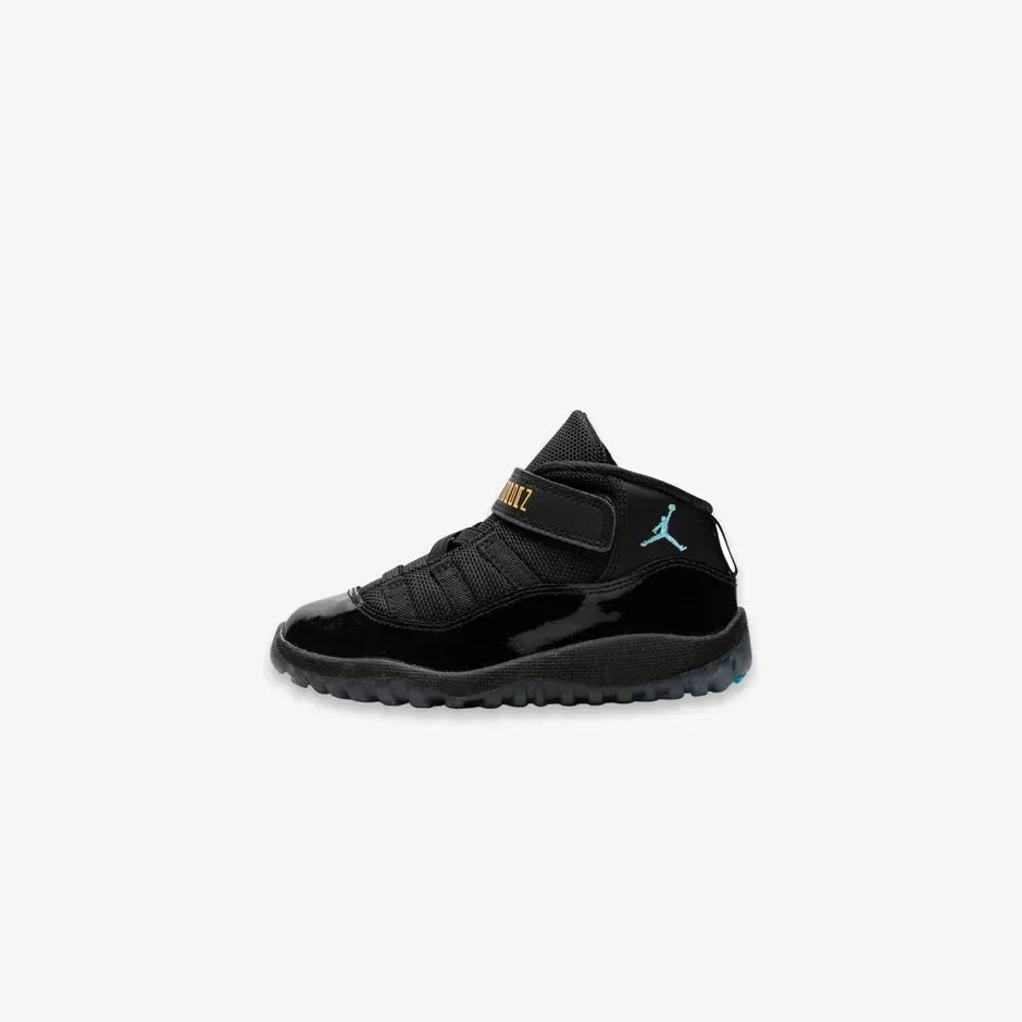 High Rebound Midsole *PRE-ORDER* (Crib Bootie) Air Jordan 11 Retro 'Black / Gamma Blue' (2025) CI6165-017 Comfortable Standing Active Life