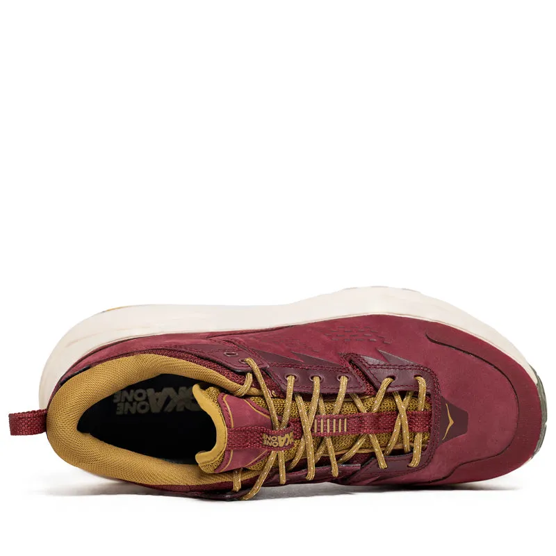 tapered toe - box running clubs Hoka Kaha Low GORE-TEX TP - Varsity Burgundy/Alabaster