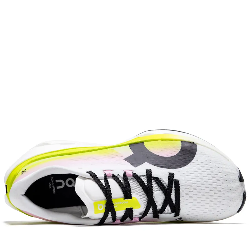 On Cloudboom Max - Lime/Raspberry Grippy Sole