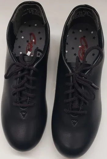 John Jr. II -- Boy's Economy Tap Oxford -- Black Comfort Strap