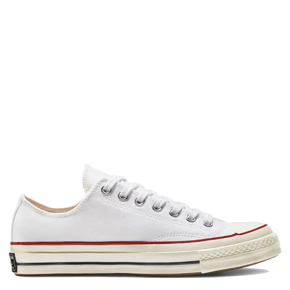 Slip-On Versatility Converse Chuck 70 Low in White/Garnet/Egret Slip Off Breathable Sandals