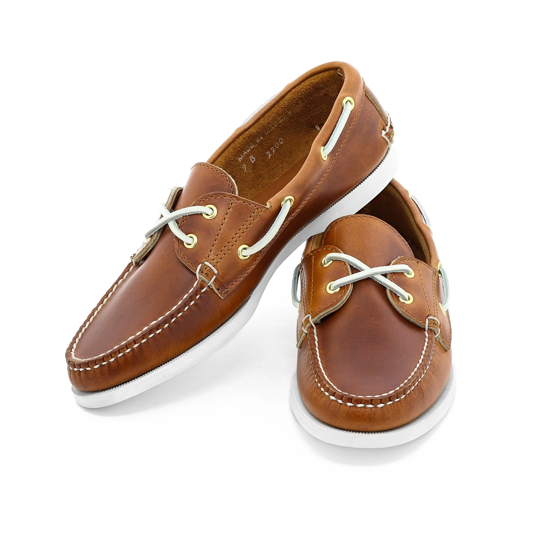 Coffee Path Women's Marion Boat Shoe Chicago Tan