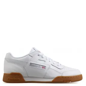 Polish Look Reebok Women's Workout Plus in White/Carbon/Classic Red