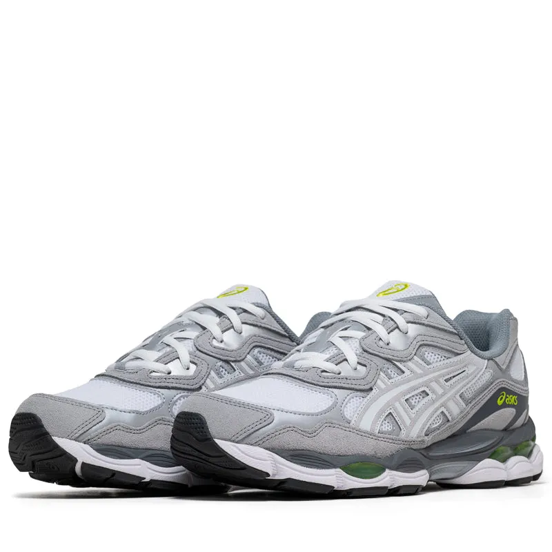 Orthotic Friendly Footbed Quick Dry Interior Asics Gel-NYC - White/Glacier Grey